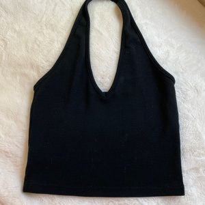 Brandy Melville black halter tank